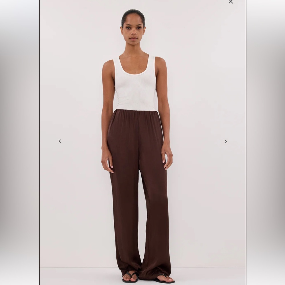 Dissh Monica Pewter Satin Pant